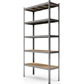 Dílenský regál ImportWorld Kovový regál Stark 220x90x50 cm - 5 polic