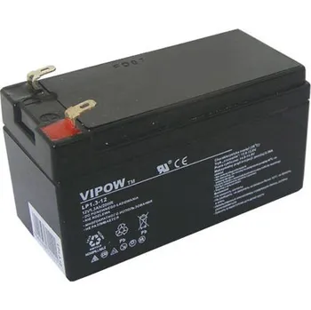 Baterie olověná 12V 1.3Ah VIPOW BAT0213