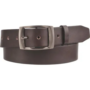 Módní doplněk Hnědý kožený pásek 4440 100 cm