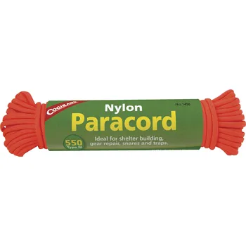 Lano Coghlans Paracord' 15,25 m neonově oranžová