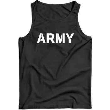 Pánské tílko DRAGOWA pánské tílko ARMY, černá 160g/m2