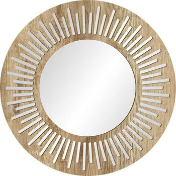 Zrcadlo Zrcadlo v rámu Julie, 50 × 50 cm, přírodní LU-12308