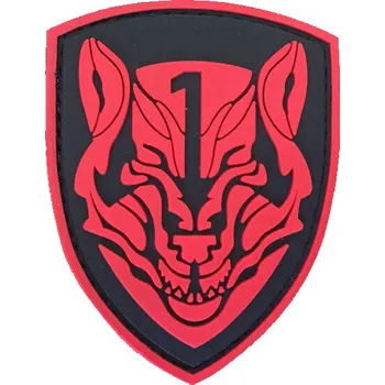 Nášivka WARAGOD Medal of Honor AFO PVC nášivka, červená