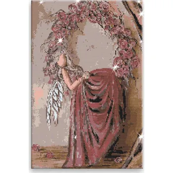 Diamantové malování Diamantové malování - Pán je na mé straně - 40x60 cm, bez dřevěného rámu - CZ výroba