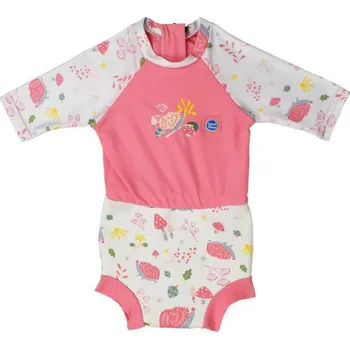 Kojenecké oblečení Splash About Plavky Happy Nappy UV obleček 3/4 rukáv Forest Walk Vel. L (6-14 měs.)