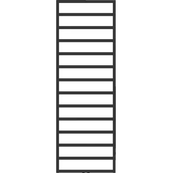 Radiátor HOPA Koupelnový radiátor PERTH černá barva + Barva radiátoru - Černá, Rozměr radiátoru - 250 × 680 mm, výkon 176 W, Typ připojení - Středové 50 mm, RADPER257031SP