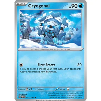 Sběratelská karetní hra Pokémon TCG Cryogonal 055/197