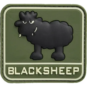 Nášivka WARAGOD 3D Nášivka BLACKSHEEP forest 6x5,5 cm