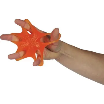 Hvězdicový posilovač prstů Velikost: Tuhý - Oranžová