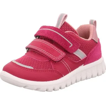 Dívčí polobotky Celoroční obuv Superfit 1-006203-5000 Rot/Rosa dívčí Velikost: 26