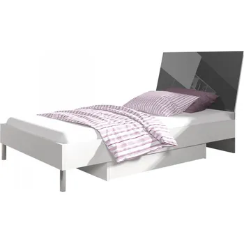 Postel Dětská postel Paradise PD3, Barva: bílá / šedý lesk MIRJAN 5902928686630