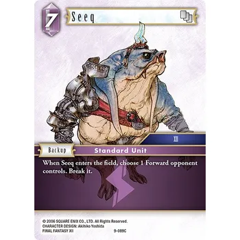 Sběratelská karetní hra Seeq 9-089C - Opus IX Typ karty: Standard