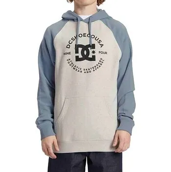 Pánská mikina Dc shoes pánská mikina Star Pilot Snow Heather/Ashley Blue | Bílá | Velikost M