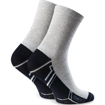 Pánské oblečení Mužské ponožky Steven v jasně šedé barvě s bavlnou a elastanem, 44-46 i510_48822486546