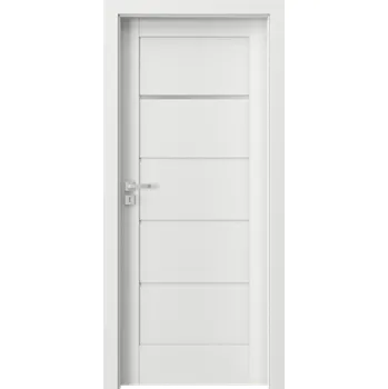 Interiérové dveře Porta Doors Interiérové dveře Verte Home G1 Dekor: bílá, Šířka - orientace: 80 cm - levé