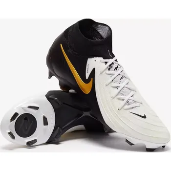 Kopačky Kopačky Nike Phantom Luna II Pro FG bílá/černá/zlatá (7,5uk/ 42EU/ 26,5cm)