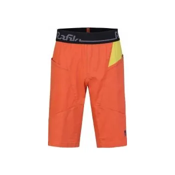 Pánské kraťasy RAFIKI MEGOS red clay/cress S; Oranžová kraťasy + DÁREK DLE VÝBĚRU!