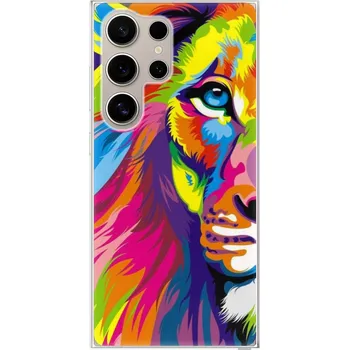 Pouzdro na mobilní telefon Silikonové pouzdro iSaprio - Samsung Galaxy S24 Ultra - Rainbow Lion (Odolný silikonový kryt, obal, pouzdro iSaprio - Samsung Galaxy S24 Ultra - Rainbow Lion - skvělá ochrana a pružnost, stylový UV potisk, lehkost, tiskne se v České republice)