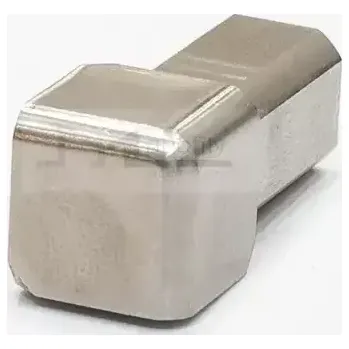 Stavební profil Růžek pravoúhlý 11 mm kartáčovaná nerez