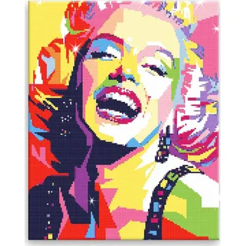 Diamantové malování Diamantové malování - Marilyn Monroe 03 - 40x50 cm, plátno vypnuté na rám - CZ výroba