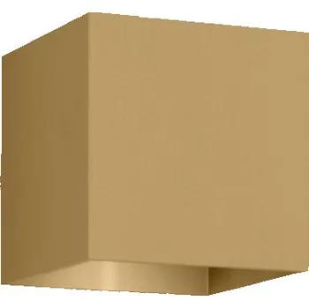 Nástěnné svítidlo Wever & Ducré Nástěnné svítidlo ve tvaru krychle Box Wall 1.0 LED Barva: Šampaňská, Teplota chromatičnosti: 2700 Kelvinů 341168M3 Nástěnné svítidlo ve tvaru krychle Box Wall 1.0 LED