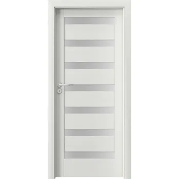 Interiérové dveře Porta Doors Interiérové dveře se zárubněmi Verte Home D7 Dekor: wenge bílá, Šířka - orientace: 90 cm - levé