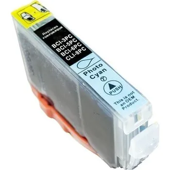 Best2Buy cartridge Canon BCI-6PC, foto azurová (photo cyan), kompatibilní