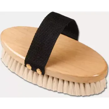 Čištění pro koně Jemný kartáč s pravým vlasem malý