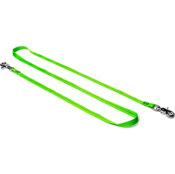 Upínací popruh Textilní závěsný popruh NLG Lanyard s nosností do 5 kg – nylon, zelená, délka 1500 mm
