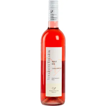Víno Vinařství Volařík Merlot rosé 2023 výběr z hroznů 0,75 l