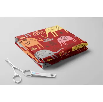 Softshell s beránkem, Barevní sloni Barva: Červená