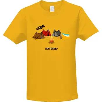 Pánské tričko Tričko s potiskem Táboříme dětské