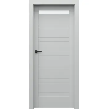 Interiérové dveře Porta Doors Interiérové dveře se zárubněmi Verte Home D1 Dekor: šedá, Šířka - orientace: 90 cm - pravé