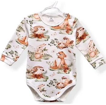 Kojenecký body Le Bebe Body dlouhý rukáv Pohoda v lese - 80
