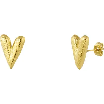 Náhrdelník Prstýnkárna CUTIE pozlacená srdíčka z chirurgické oceli