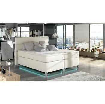 Postel ImportWorld Postel Amaud Boxspring 160x200 cm s barevným LED podsvícením - Soft 33 (barva potahu)