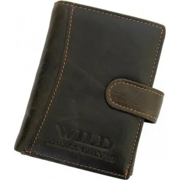 Peněženka Wild Things Only 5354/5502 - tmavě hnědá