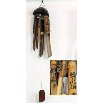 Bambusová zvonkohra gekon 30 cm