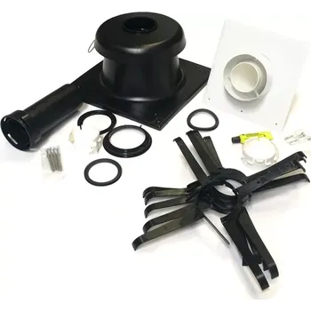 Komín univerzální komínová sada renoSET KOMPAKT DN125/80 - DN80 flex s poklopem