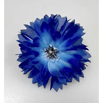 umělá květina Květ chrpa 7 cm, modrá