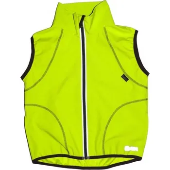 Chlapecká vesta Fantom NEZATEPLENÁ softshellová vesta-neonově žlutá, VEL. 80 velikost: 80