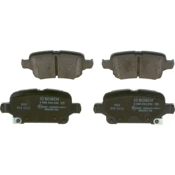 Brzdová destička Sada brzdových destiček, kotoučová brzda BOSCH 0 986 424 839