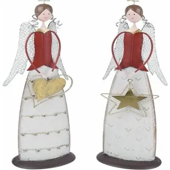 Dekorace anděl srdce/hvězda, 11,5x41x9cm, balení obsahuje 2 kusy!|Ego Dekor