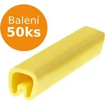 Napro Dutinka značící žlutá pro průřez vodiče 6mm2 (50ks)