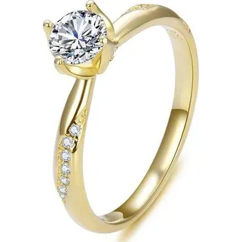 Prsten Olivie Stříbrný zásnubní prsten MAGIC GOLD 7168 Velikost prstenů: 9 (EU: 59-61) Ag 925; ≤2 g.