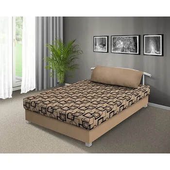 Postel Nabytekmorava Postel s úložným prostorem Zita 160x200 cm Barva: béžová