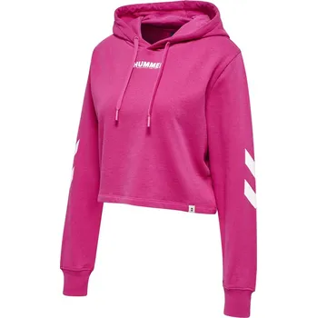 Dámská mikina Mikina s kapucí Hummel LEGACY WOMAN CROPPED HOODIE 212561-3861 Velikost XL