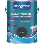 Swingcolor Barevný email, antracitový, lesklý, 2,5 l 6170 2,5L 7016
