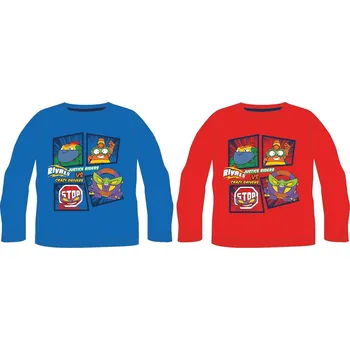 Eplus Chlapecké tričko s dlouhým rukávem - Zing, červené Velikost - děti: 104