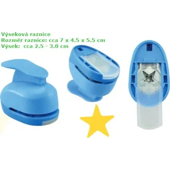 Děrovačka Výsekové Raznice velikost S - Hvězda